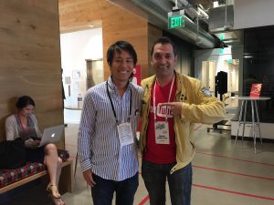 Con Tatsuo Nomura... El creador de #PokemonGo 😎