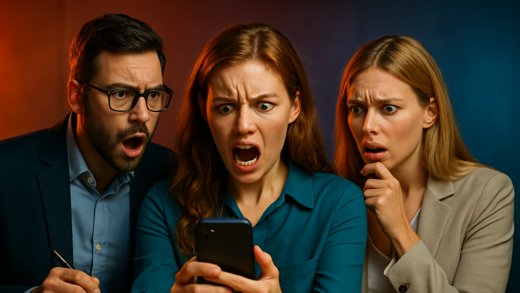 "Los Mitos Más Grandes Sobre el Algoritmo de Instagram" Desmitifica creencias populares con datos reales. Videos de personas sorprendidas, investigando, descubriendo verdades.