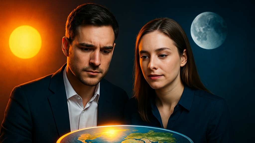 La Física de la Tierra Plana: ¿Cómo se explicarían fenómenos como el día, la noche y las estaciones en un modelo plano?