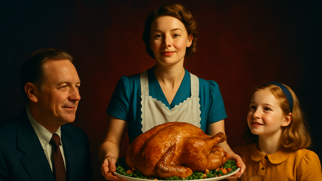 La Cena de Navidad "Perfecta": Creación de las Revistas Femeninas La idea de que la Navidad requiere una cena espectacular con pavo, mariscos, entrantes elaborados y postres variados es relativamente moderna y completamente comercial. En los años 50 y 60, revistas como "Ama de Casa" y los recetarios de marcas alimentarias comenzaron a publicar menús "ideales" cada vez más elaborados, patrocinados por empresas cárnicas, conserveras y de electrodomésticos. El mensaje era claro: una buena madre y esposa debía demostrar su amor con una mesa abundante y variada. Antes, cada familia comía según sus posibilidades sin presión mediática. Pero la publicidad creó el estándar de "la cena perfecta", convirtiendo la Navidad en una competición consumista donde se juzgaba a las familias por lo que servían en la mesa, multiplicando las ventas de productos "especiales" que antes nadie consideraba imprescindibles.