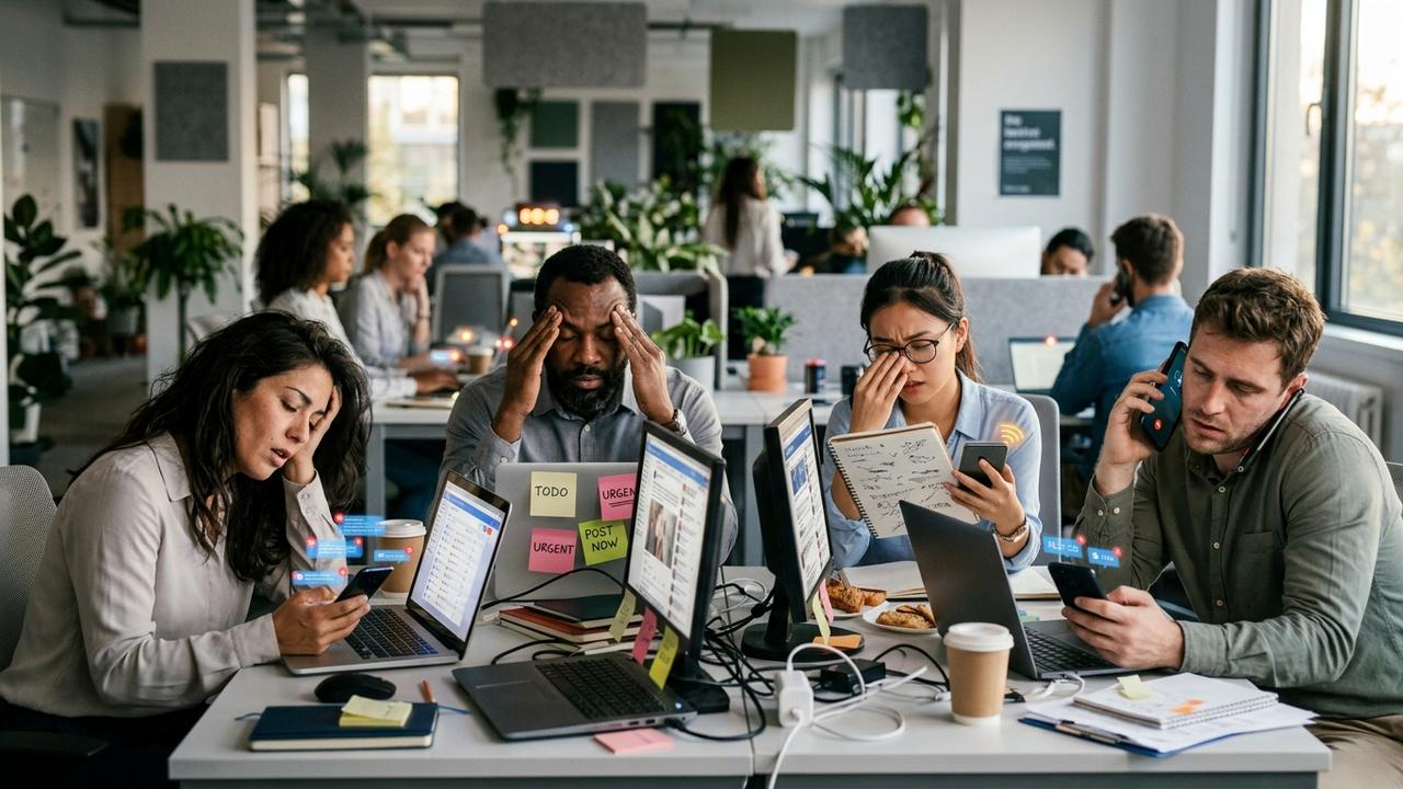 El burnout empuja al 46% de profesionales de redes sociales a pensar en dejar su trabajo