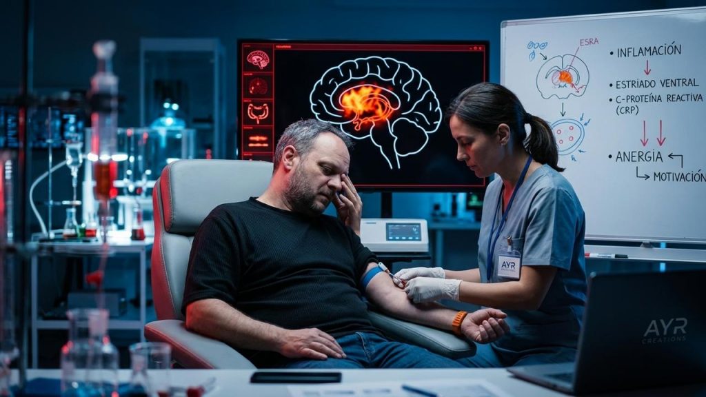 Mientras la conversación sobre motivación suele girar en torno a hábitos y mentalidad, un ángulo reciente y menos explorado muestra que la motivación puede decaer por rutas biológicas: estudios experimentales que inducen inflamación leve (mediante vacuna antitifoidea o endotoxina) han mostrado reducciones del 20–30% en la disposición a invertir esfuerzo por una recompensa y cambios en la actividad del estriado ventral en resonancias magnéticas, y a escala poblacional niveles elevados de proteína C reactiva se asocian de forma consistente con síntomas de anergia y falta de iniciativa, lo que sugiere que factores cotidianos que elevan la inflamación sistémica —desde privación de sueño hasta estrés crónico o dieta— pueden erosionar la energía motivacional de manera mensurable y abrir vías de investigación sobre por qué algunas personas pierden impulso sin que haya un déficit de valores o metas claramente identificable.