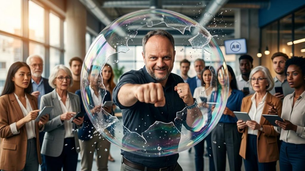 7. Ampliar el alcance hacia nuevos públicos Título: Romper la burbuja: El truco para llegar a clientes que ni siquiera saben que te necesitan. Descripción: El artículo aborda la limitación de publicar contenido pensado solo para los que ya te conocen. El truco para crecer de verdad es crear contenido de interés general —como historias curiosas o desarrollo personal— que sea capaz de saltar la barrera de tus seguidores actuales y volverse viral. Esto te permite impactar a un público masivo que jamás habría hecho clic en un anuncio tradicional. Al final, se destaca que expandir tu alcance con contenido que genuinamente gusta es la especialidad de nuestro servicio de Presencia en Redes Sociales, permitiéndote captar nuevas audiencias en piloto automático.