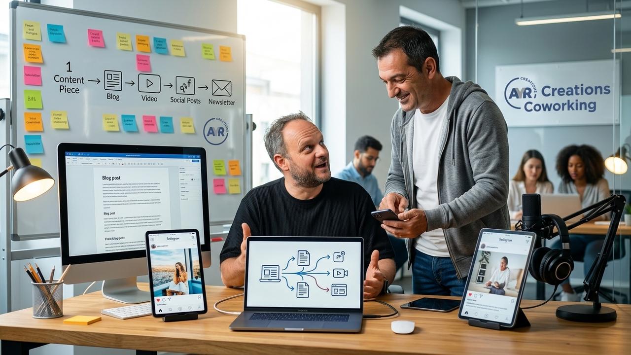 Presencia en Redes Sociales que multiplica tu contenido sin multiplicar tu esfuerzo