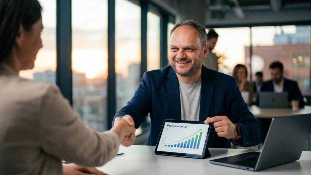 Enfocar el contenido en cómo el Programa de Partners "Presencia en Redes Sociales" permite a asesores, consultores y agencias crear un nuevo flujo de ingresos pasivo y predecible con un servicio digital totalmente probado. Destacar que AYR creations asume la producción y publicación multicanal, mientras el partner sólo se centra en vender y cobrar comisiones del 20% el primer año y 5% en los siguientes. Subrayar que no se requieren inversiones iniciales ni contrataciones, y que los planes con cuotas bajas facilitan la venta recurrente a pymes y autónomos. Dirigido a profesionales que quieren estabilizar su facturación con un modelo de suscripción sin riesgo y con respaldo de más de 10 años de experiencia. El tono debe ser persuasivo y directo, invitando al lector a incorporar el programa a su oferta y empezar a generar ingresos recurrentes desde este mismo mes con una llamada clara a la acción.