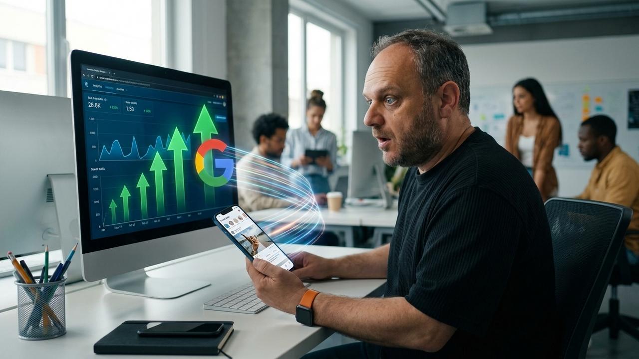Apareció en Google sin buscarlo lo que pasó cuando la web dejó de estar parada